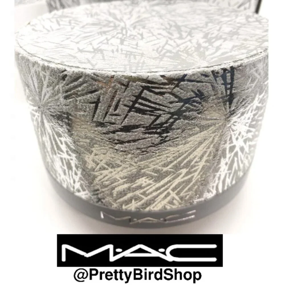Last one! MAC glitter case box silver makeup cosmetic keepsake jewelry NEW